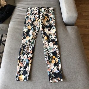 7 for all mankind floral pants